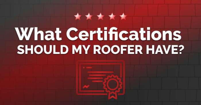 Our Prestigious Roofing Certifications